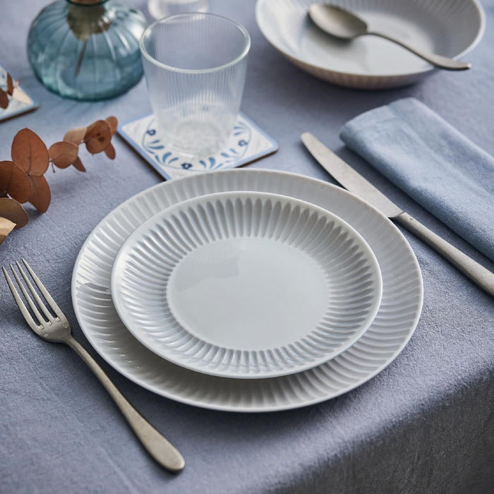 Luminarc Cottage Grey Dinner Plates 250mm (24 Pack) Luminarc