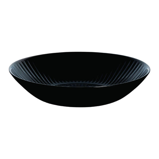Luminarc Cottage Black Rimless Pasta/Soup Bowls 220mm (24 Pack) Luminarc