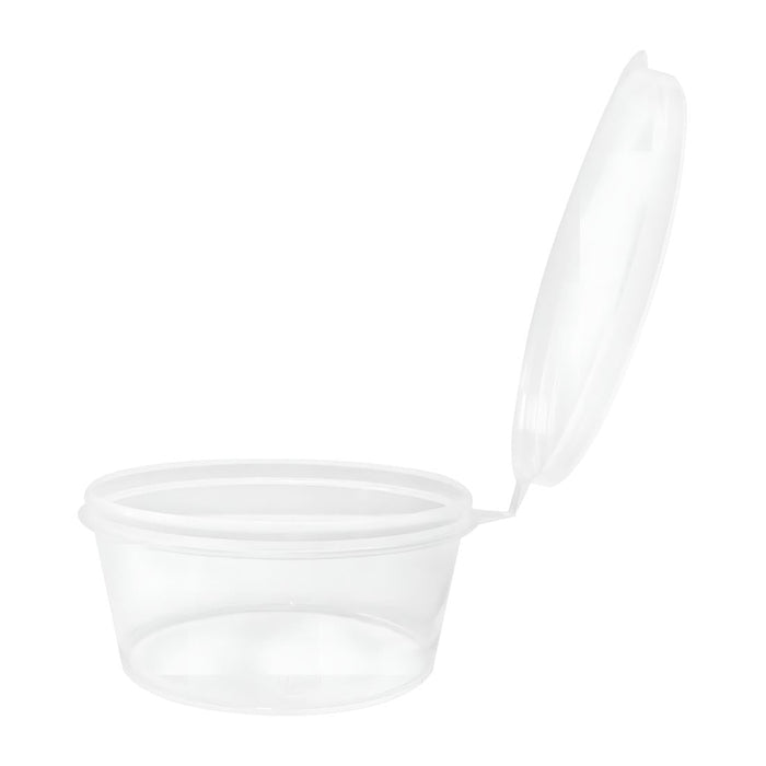Fiesta Recyclable Portion Pots with Lids 25ml (50 Pack) Fiesta Recyclable
