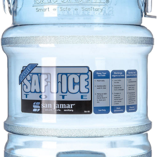 San Jamar Saf-T-Ice Tote 22.7Ltr San Jamar