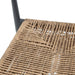 Bolero Eden PE Twist Rattan Outdoor Arm Chair Natural (4 Pack) Bolero