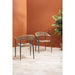 Bolero Eden PE Twist Rattan Outdoor Arm Chair Natural (4 Pack) Bolero