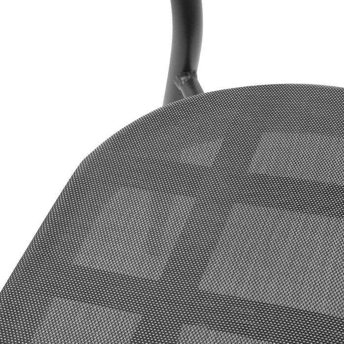 Bolero Santiago Outdoor Armchairs Black (4 Pack) Bolero