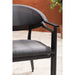 Bolero Santiago Outdoor Armchairs Black (4 Pack) Bolero