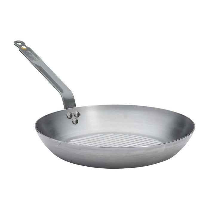De Buyer Mineral B Round Grill Pan 32cm De Buyer