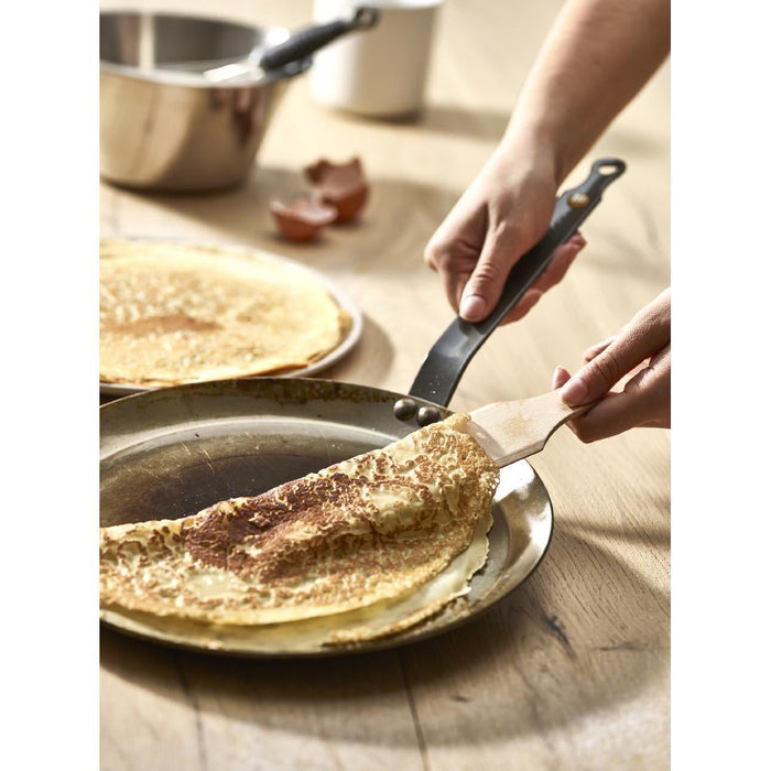 De Buyer Mineral B Steel Round Pancake Pan 26cm De Buyer