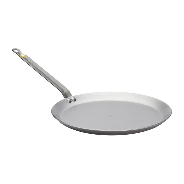 De Buyer Mineral B Steel Round Pancake Pan 26cm De Buyer