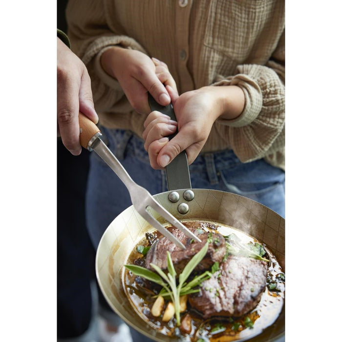 De Buyer Mineral B Steel Steak Frypan 24cm De Buyer