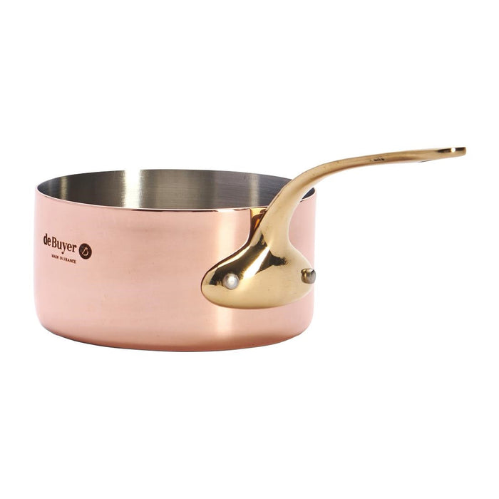 De Buyer Inocuivre Mini Saucepan with Brass Handle 9cm De Buyer
