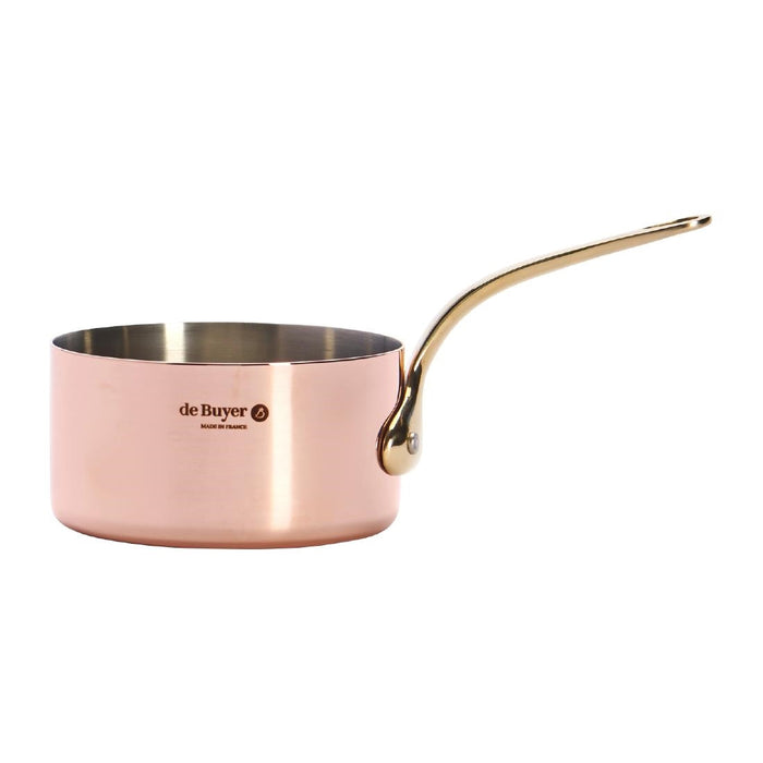 De Buyer Inocuivre Mini Saucepan with Brass Handle 10cm De Buyer