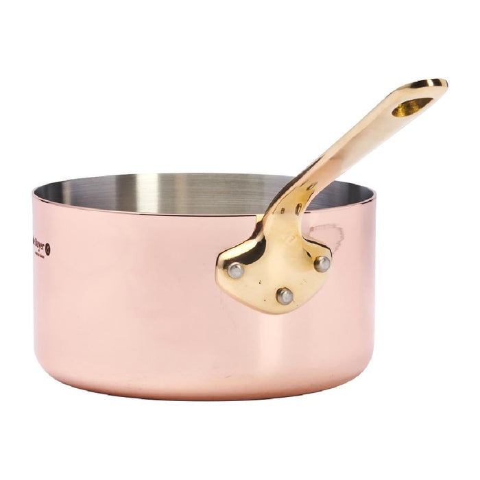 De Buyer Inocuivre Saucepan with Brass Handle 12cm De Buyer