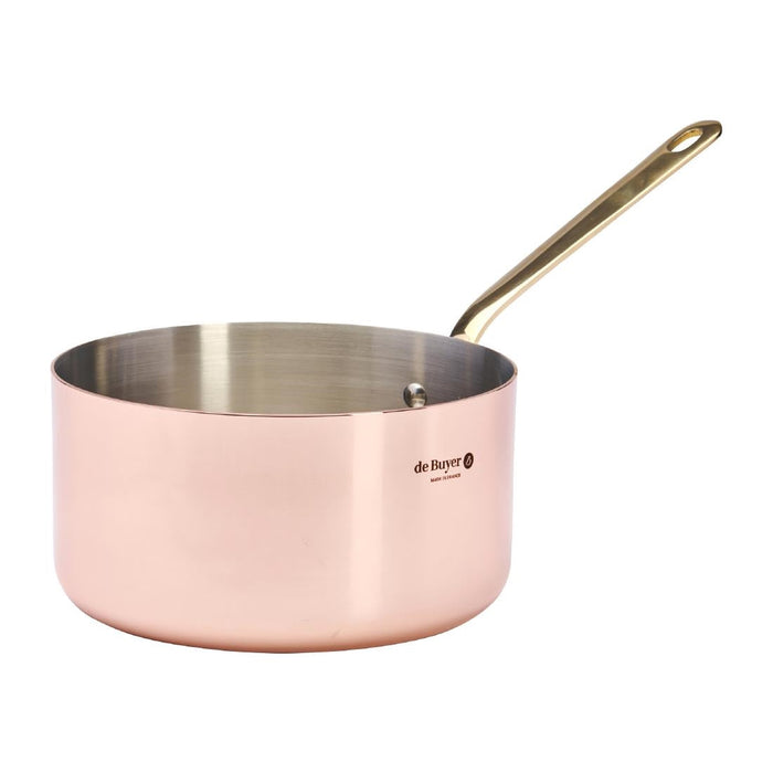 De Buyer Inocuivre Saucepan with Brass Handle 20cm De Buyer
