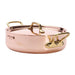 De Buyer Inocuivre Copper Saute Pan with Lid & Brass Handles 20cm De Buyer