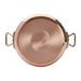 De Buyer Inocuivre Copper Saute Pan with Lid & Brass Handles 24cm De Buyer
