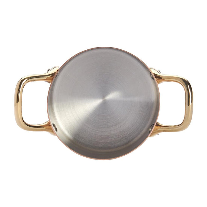 De Buyer Inocuivre Mini Saucepan with Brass Handles 10cm De Buyer