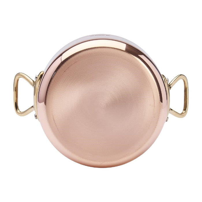 De Buyer Inocuivre Round Stewpan with Lid Brass 16cm De Buyer