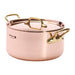 De Buyer Inocuivre Round Stewpan with Lid Brass 20cm De Buyer