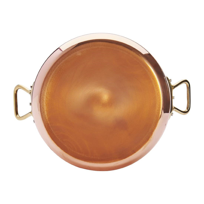 De Buyer Inocuivre Round Stewpan with Lid Brass 24cm De Buyer