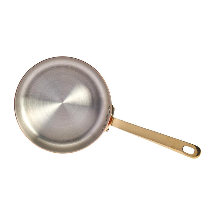 De Buyer Inocuivre Copper Saute Pan with Brass Handle 16cm De Buyer