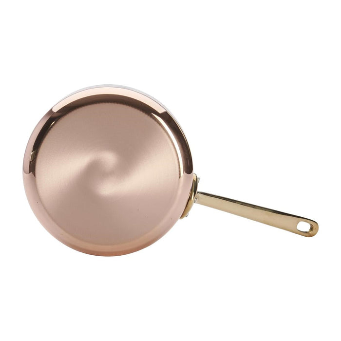 De Buyer Inocuivre Copper Saute Pan with Brass Handle 20cm De Buyer