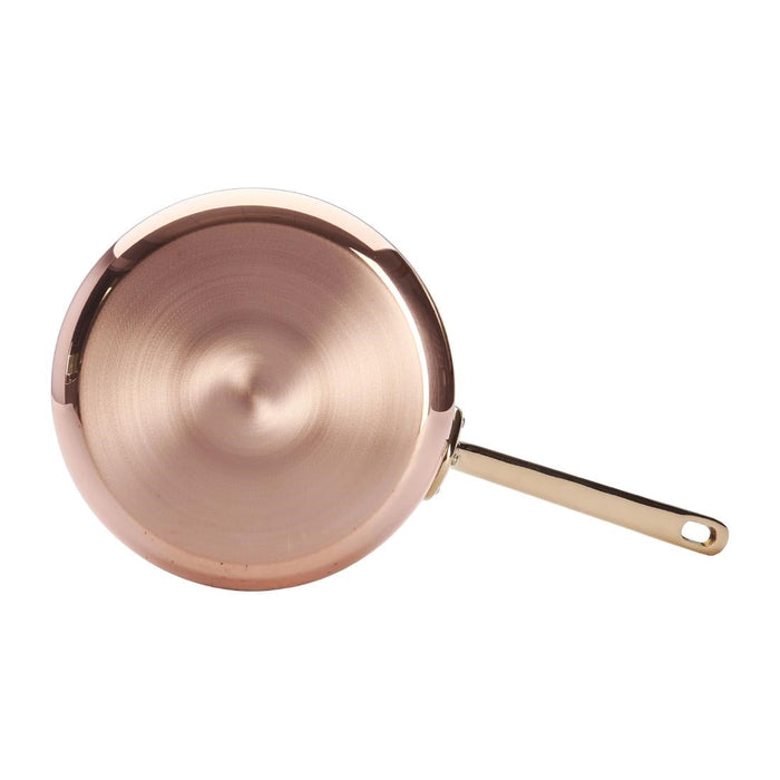 De Buyer Inocuivre Copper Saute Pan with Brass Handle 24cm De Buyer