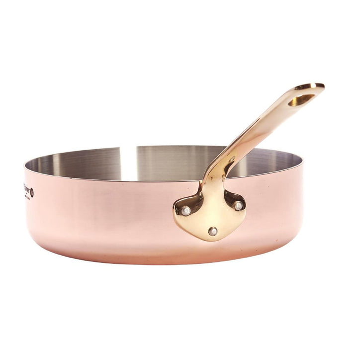 De Buyer Inocuivre Copper Saute Pan with Brass Handle 24cm De Buyer