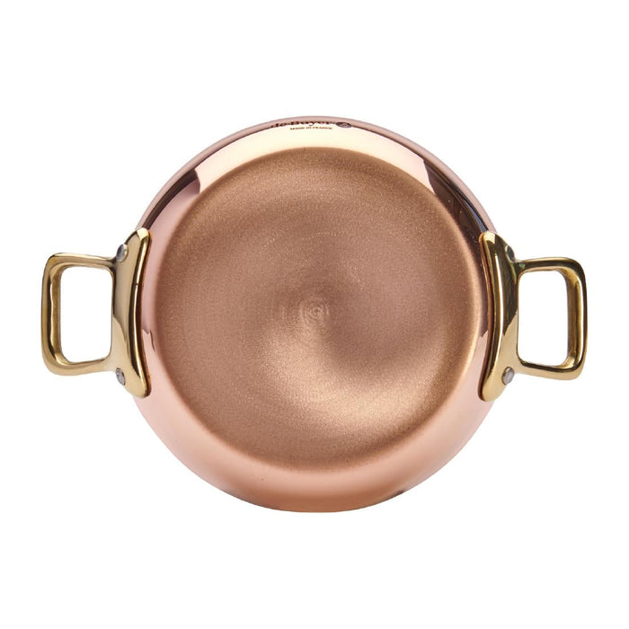 De Buyer Inocuivre Round Dish with Brass Handles 12cm De Buyer