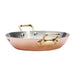 De Buyer Inocuivre Round Dish with Brass Handles 16cm De Buyer