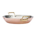 De Buyer Inocuivre Round Dish with Brass Handles 24cm De Buyer