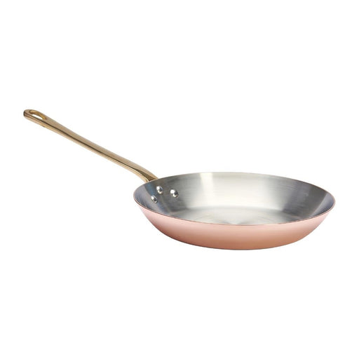 De Buyer Inocuivre Round Frypan with Handle Brass 24 cm De Buyer
