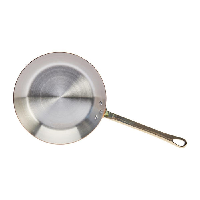 De Buyer Inocuivre Round Frypan with Handle Brass 24 cm De Buyer
