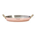 De Buyer Inocuivre Oval Dish with Brass Handles 32cm De Buyer