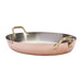De Buyer Inocuivre Oval Dish with Brass Handles 36cm De Buyer