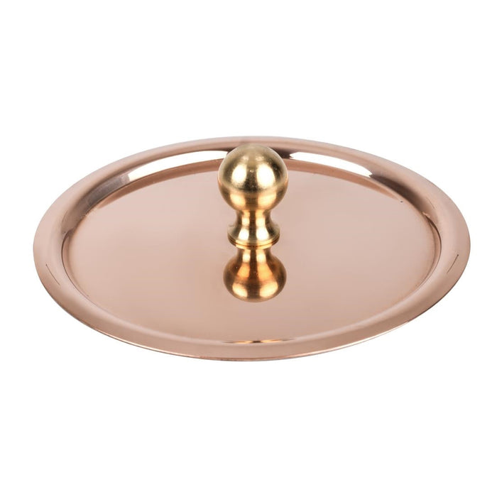 De Buyer Inocuivre Lid with Brass Handle 9cm De Buyer