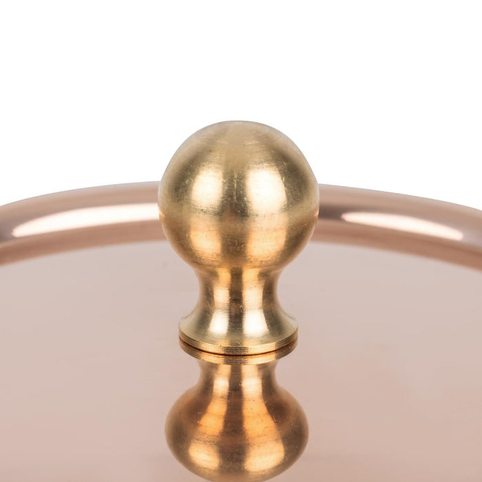 De Buyer Inocuivre Lid with Brass Handle 9cm De Buyer