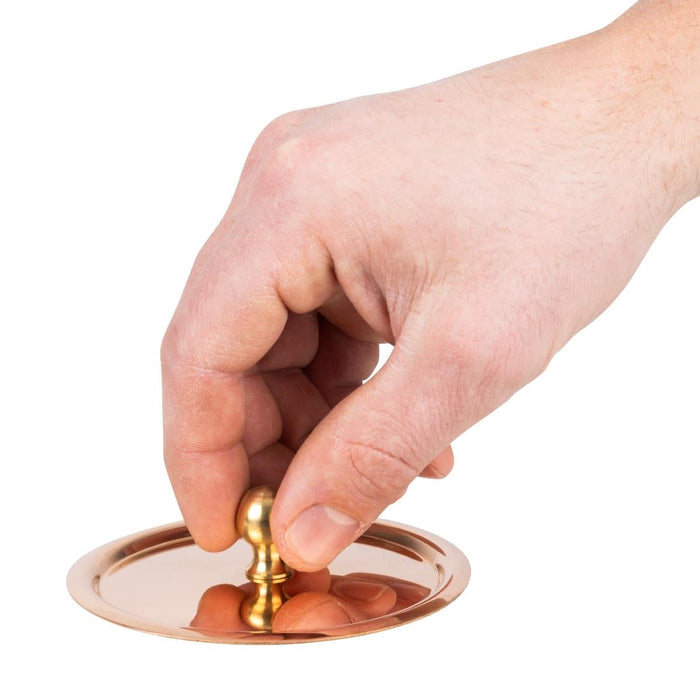 De Buyer Inocuivre Lid with Brass Handle 9cm De Buyer