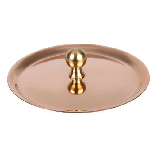 De Buyer Inocuivre Lid with Brass Handle 10cm De Buyer