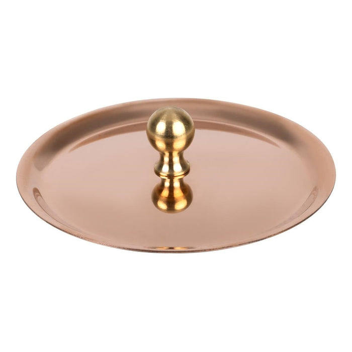 De Buyer Inocuivre Lid with Brass Handle 10cm De Buyer
