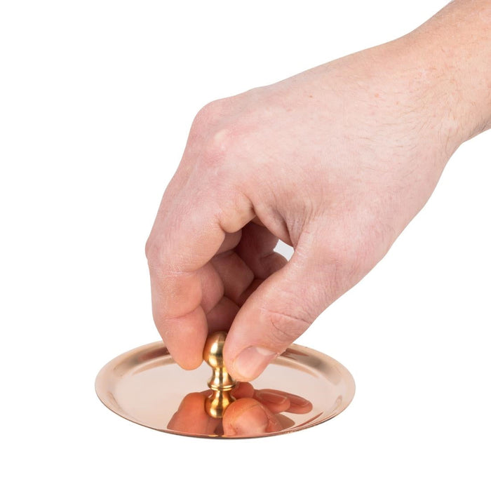 De Buyer Inocuivre Lid with Brass Handle 10cm De Buyer