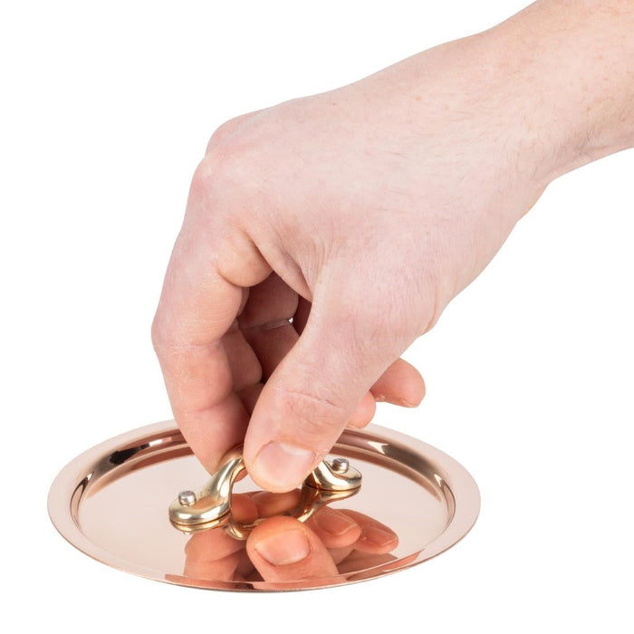 De Buyer Inocuivre Lid with Brass Handle 12cm De Buyer