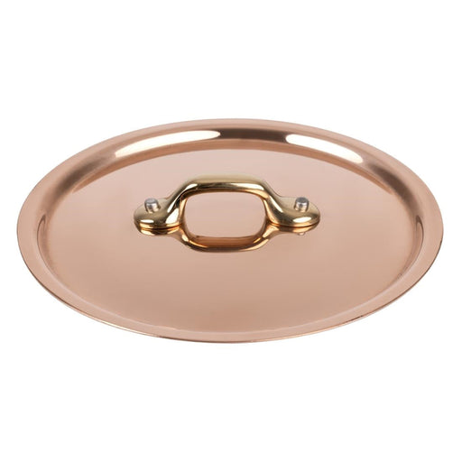 De Buyer Inocuivre Lid with Brass Handle 14cm De Buyer
