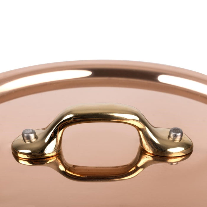 De Buyer Inocuivre Lid with Brass Handle 14cm De Buyer