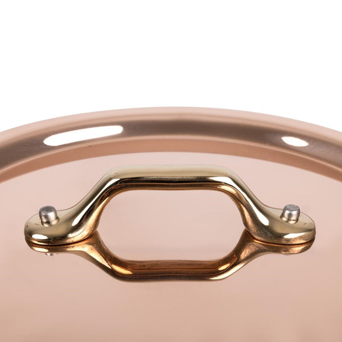 De Buyer Inocuivre Lid with Brass Handle 16cm De Buyer