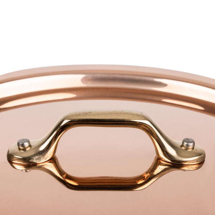 De Buyer Inocuivre Lid with Brass Handle 18cm De Buyer