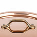 De Buyer Inocuivre Lid with Brass Handle 18cm De Buyer