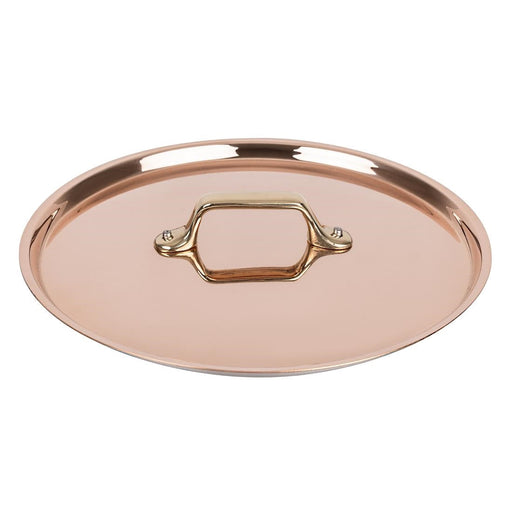 De Buyer Inocuivre Lid with Brass Handle 24cm De Buyer