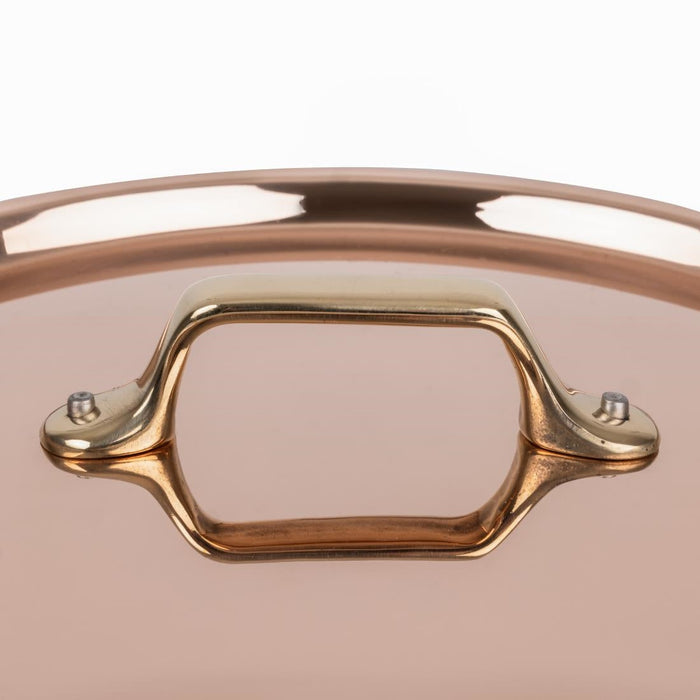 De Buyer Inocuivre Lid with Brass Handle 24cm De Buyer