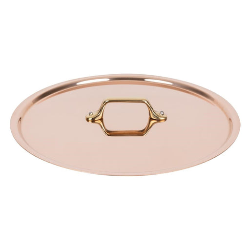 De Buyer Inocuivre Lid with Brass Handle 28cm De Buyer