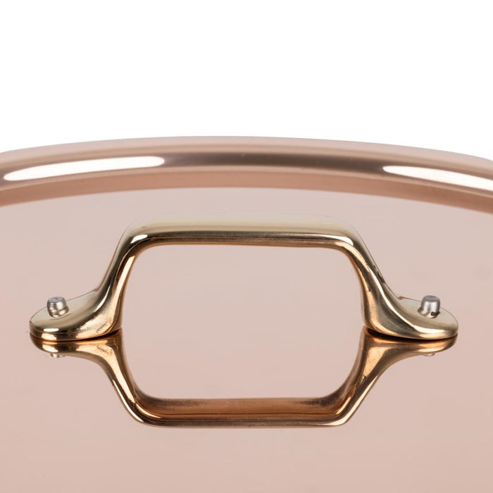De Buyer Inocuivre Lid with Brass Handle 28cm De Buyer