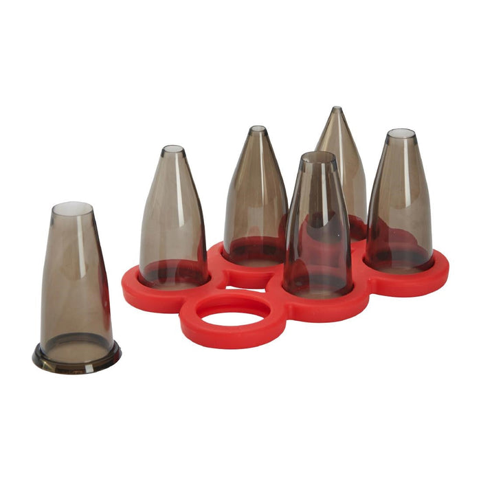 De Buyer Tritan Plain Nozzles (6 Pack) De Buyer
